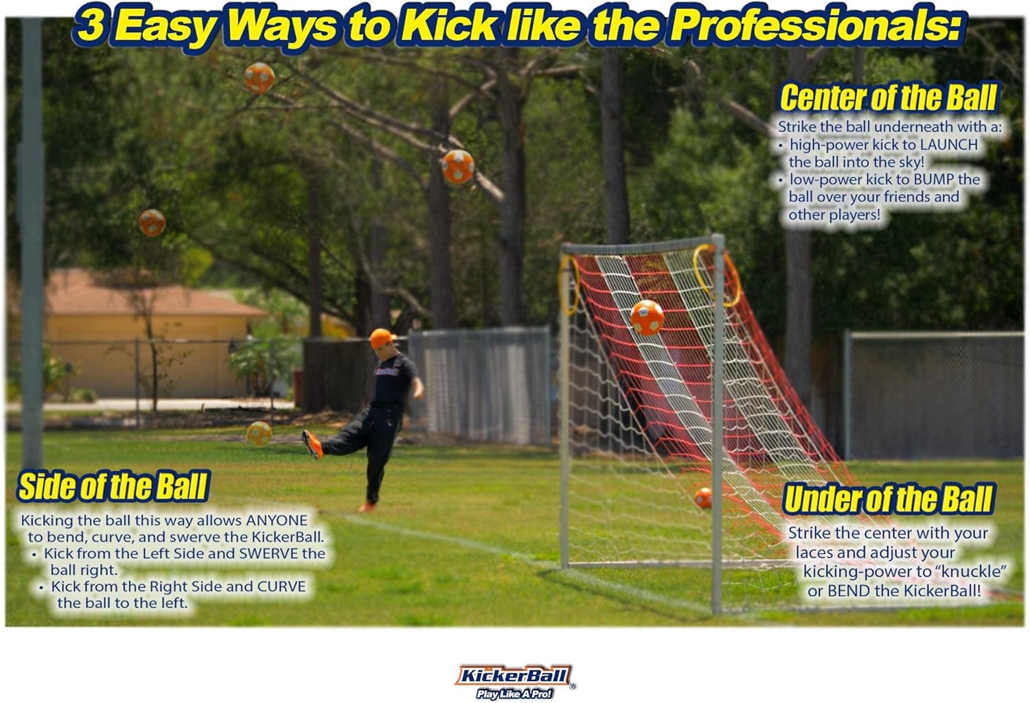 Kickerball Swerve and Curve Soccer Ball, Special Panels