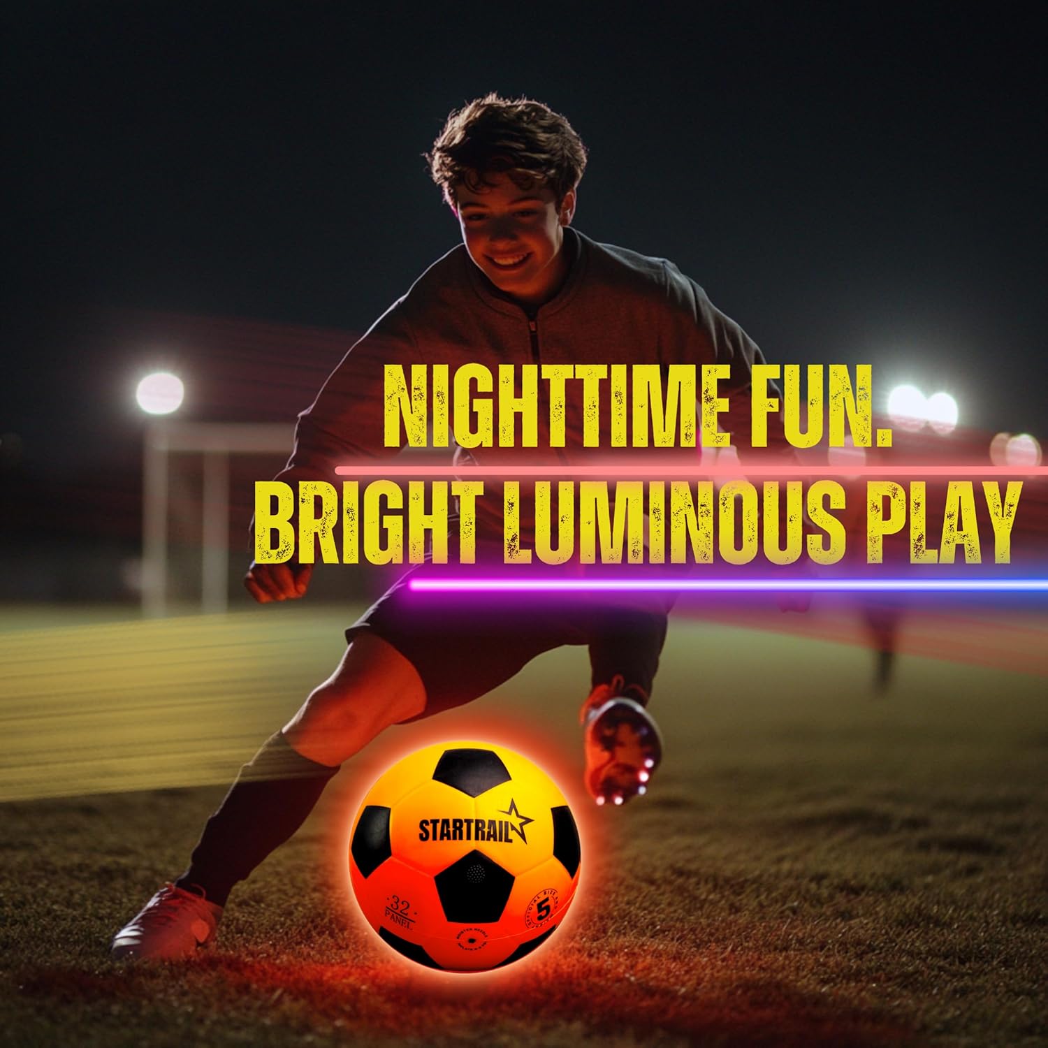 Glow Soccer Ball, Glow in the Dark Soccer Ball