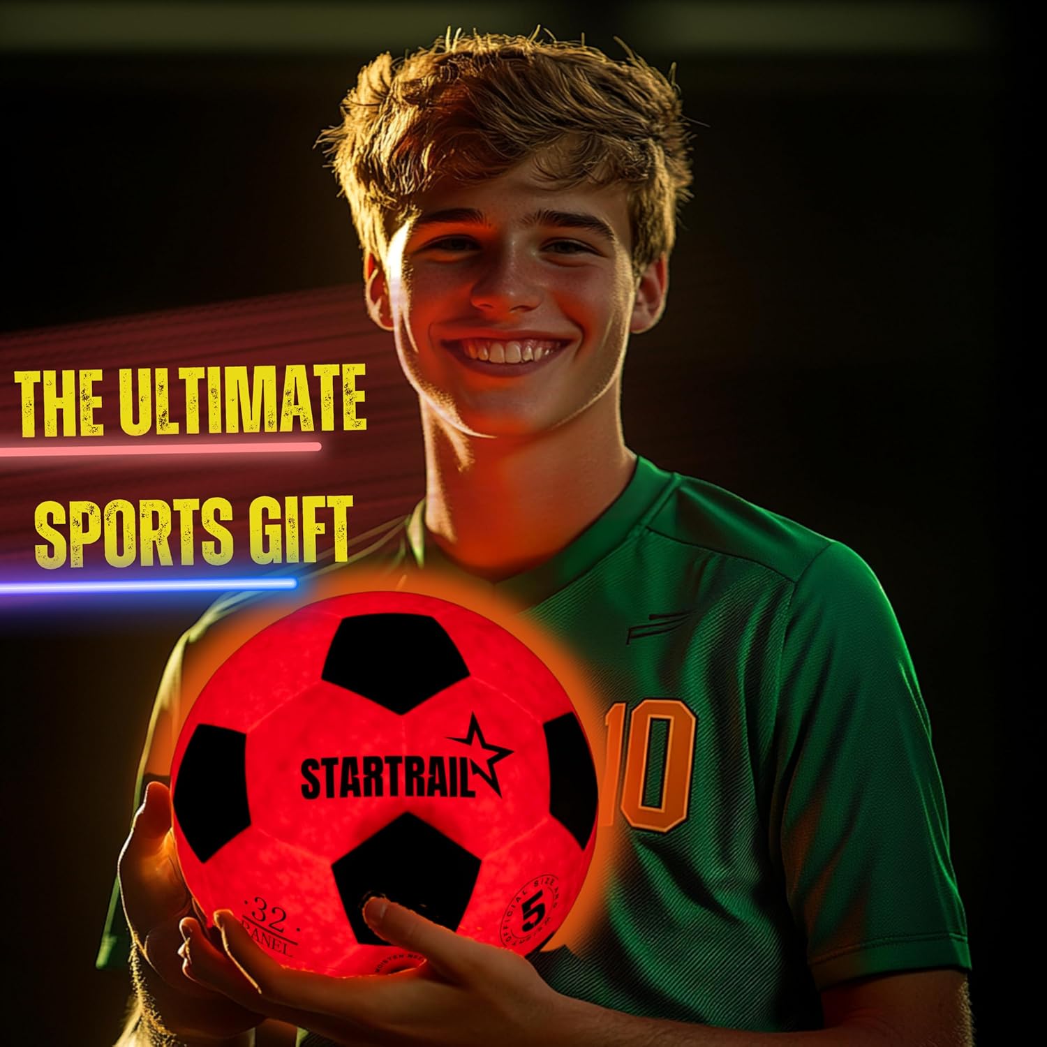 Glow Soccer Ball, Glow in the Dark Soccer Ball