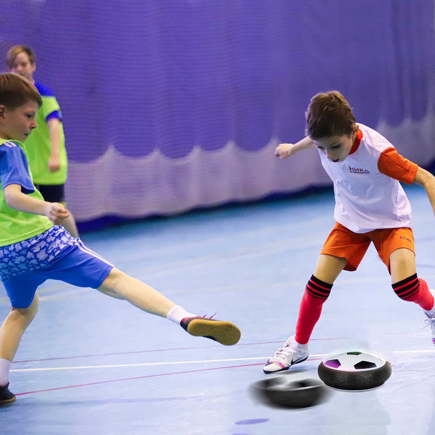 Growsland Hover Soccer Ball with 2 Goals, LED Hover Ball
