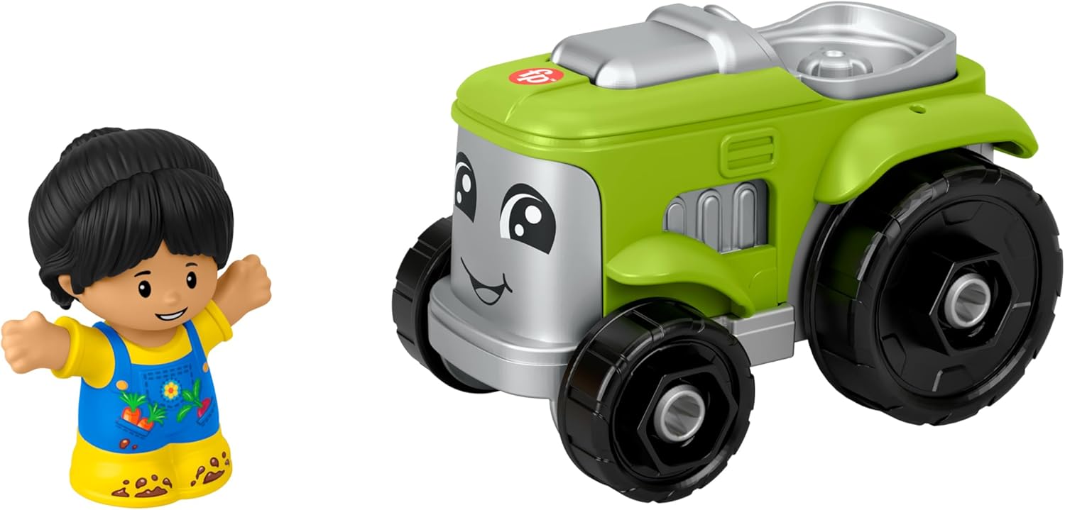 Tractor and Farmer Figurine for Toddlers