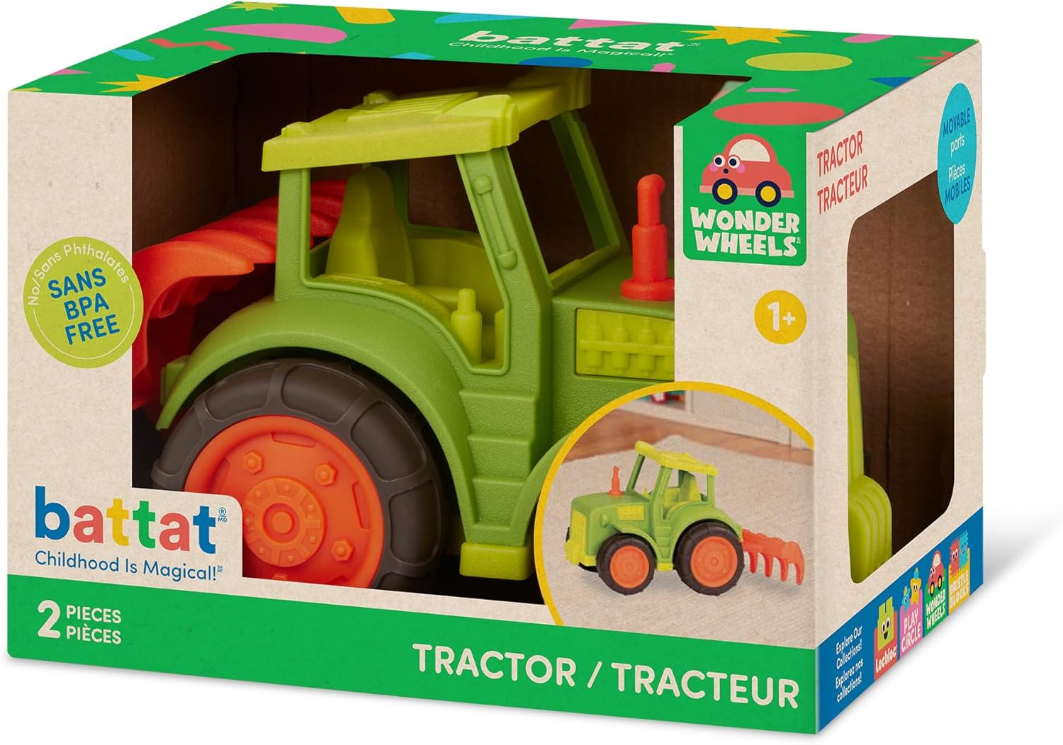 Tractor Toys with Rake