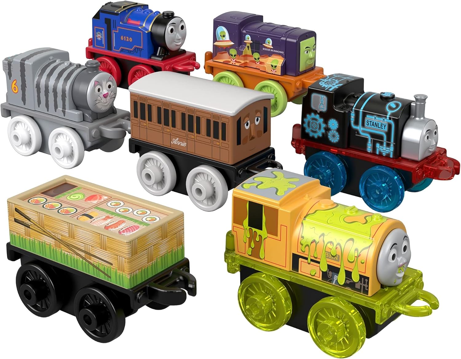6 Pack Thomas & Friends Fisher-Price Mini Toys