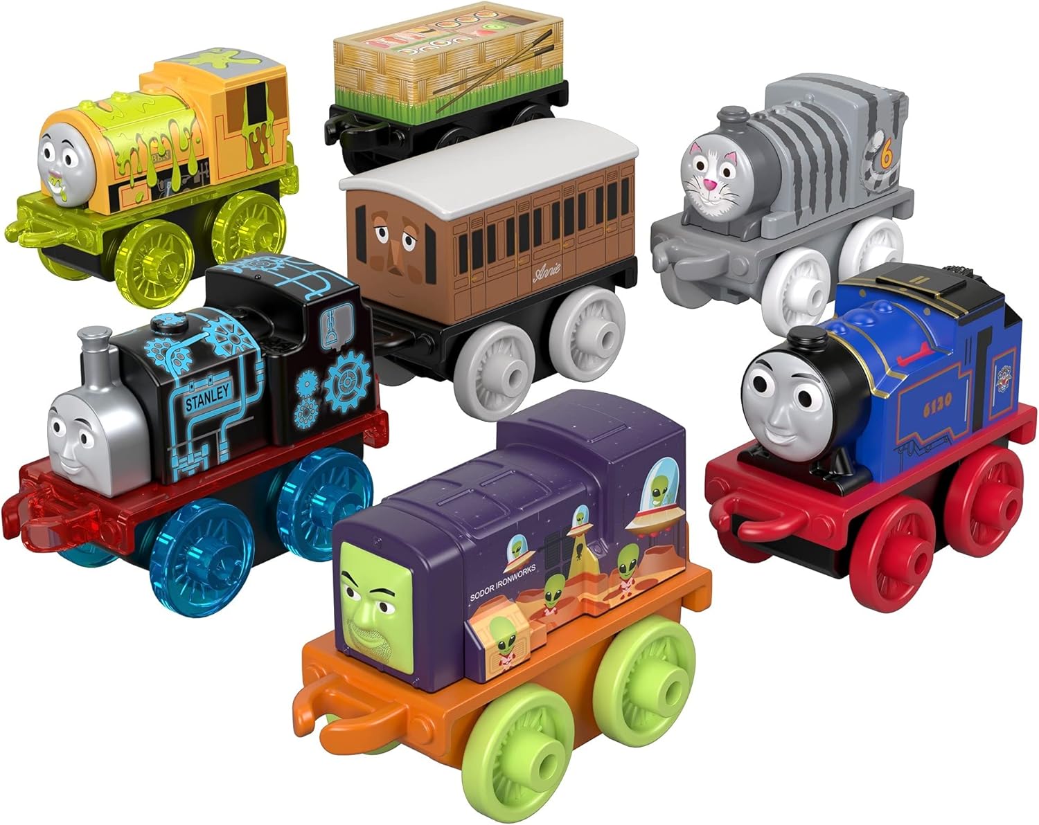 6 Pack Thomas & Friends Fisher-Price Mini Toys