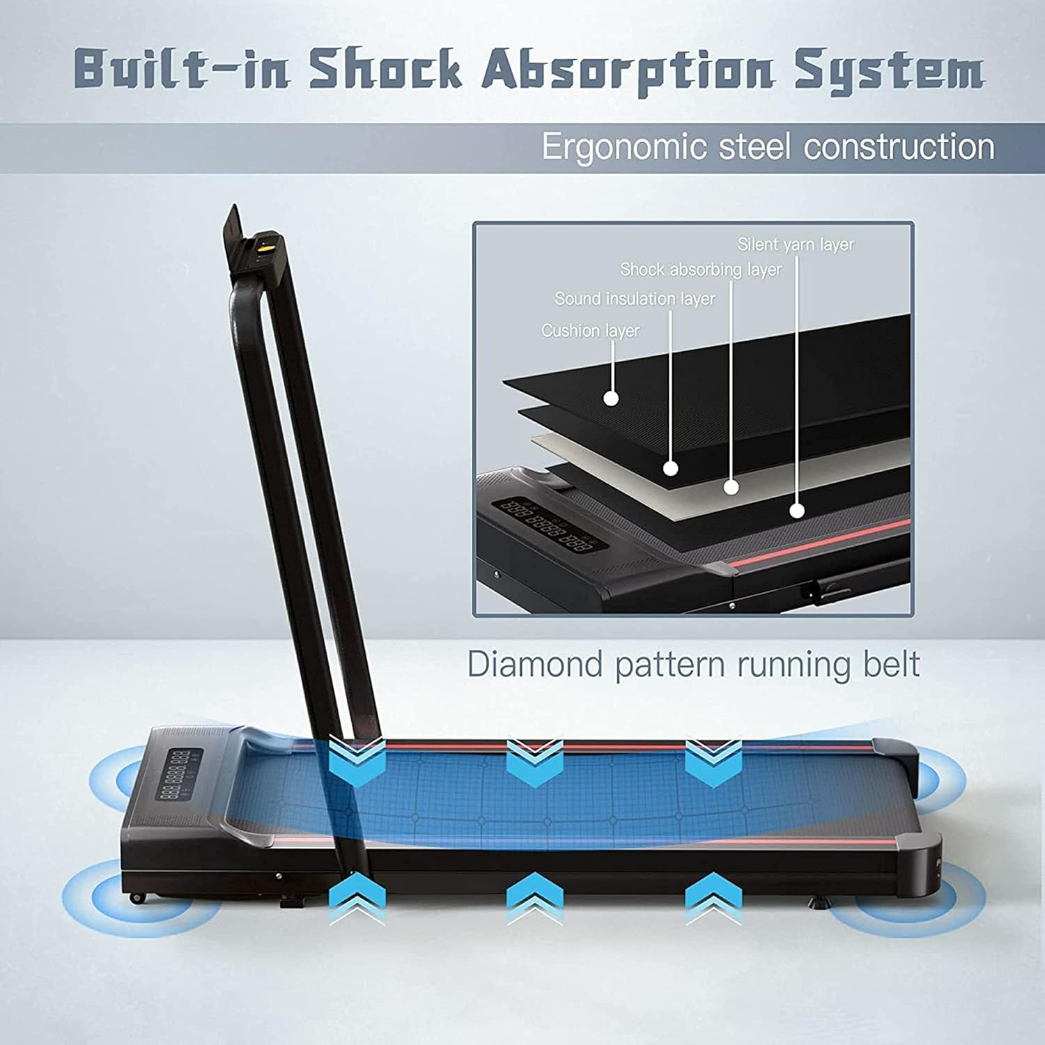 3-in-1 Folding Treadmill