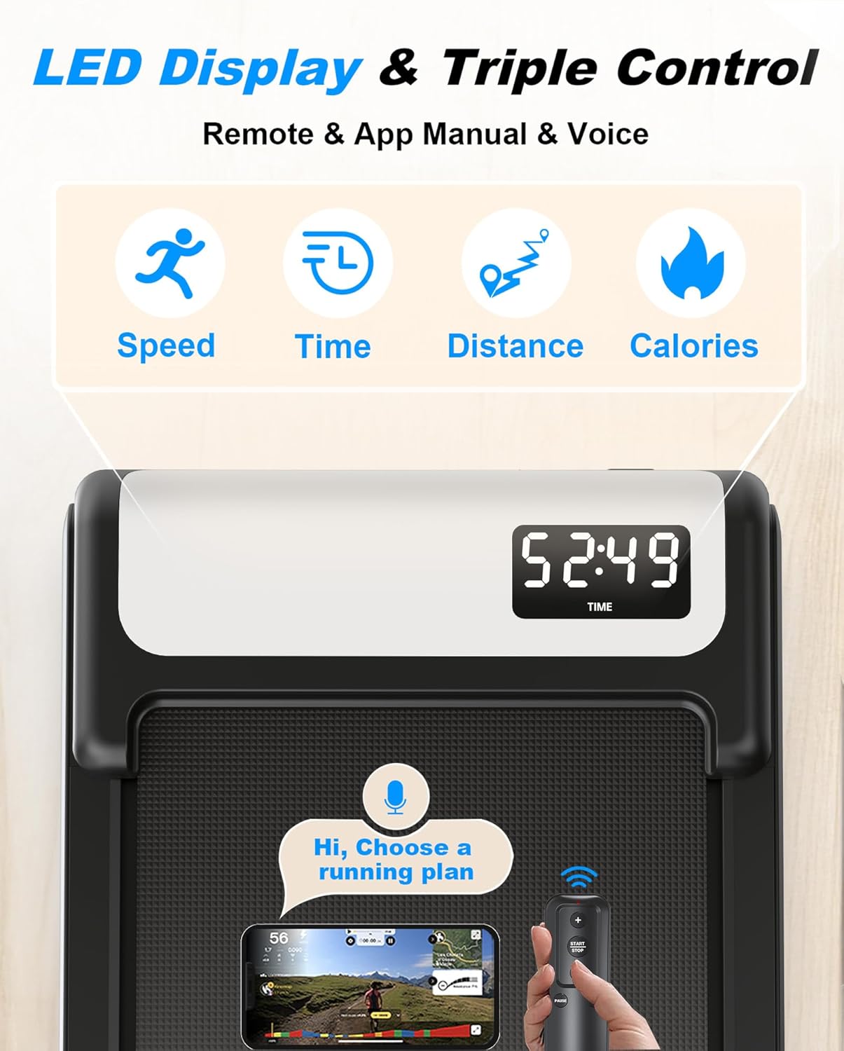 Smart Walking Pad Treadmill