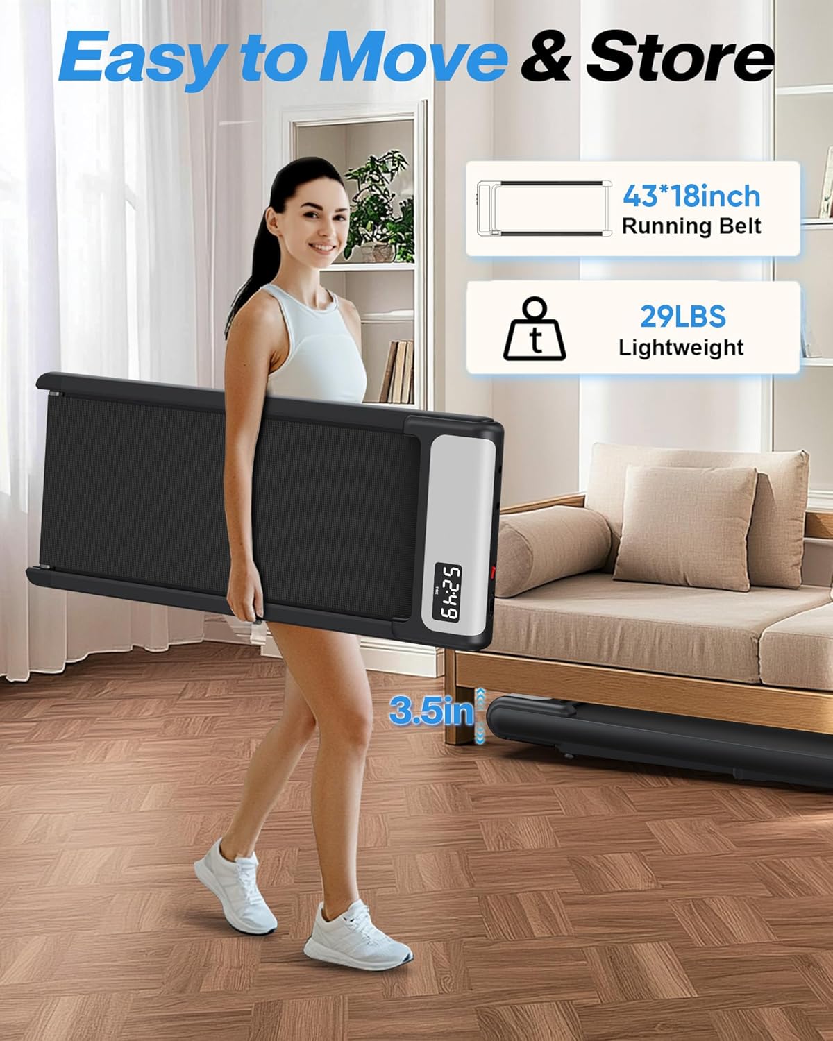 Smart Walking Pad Treadmill