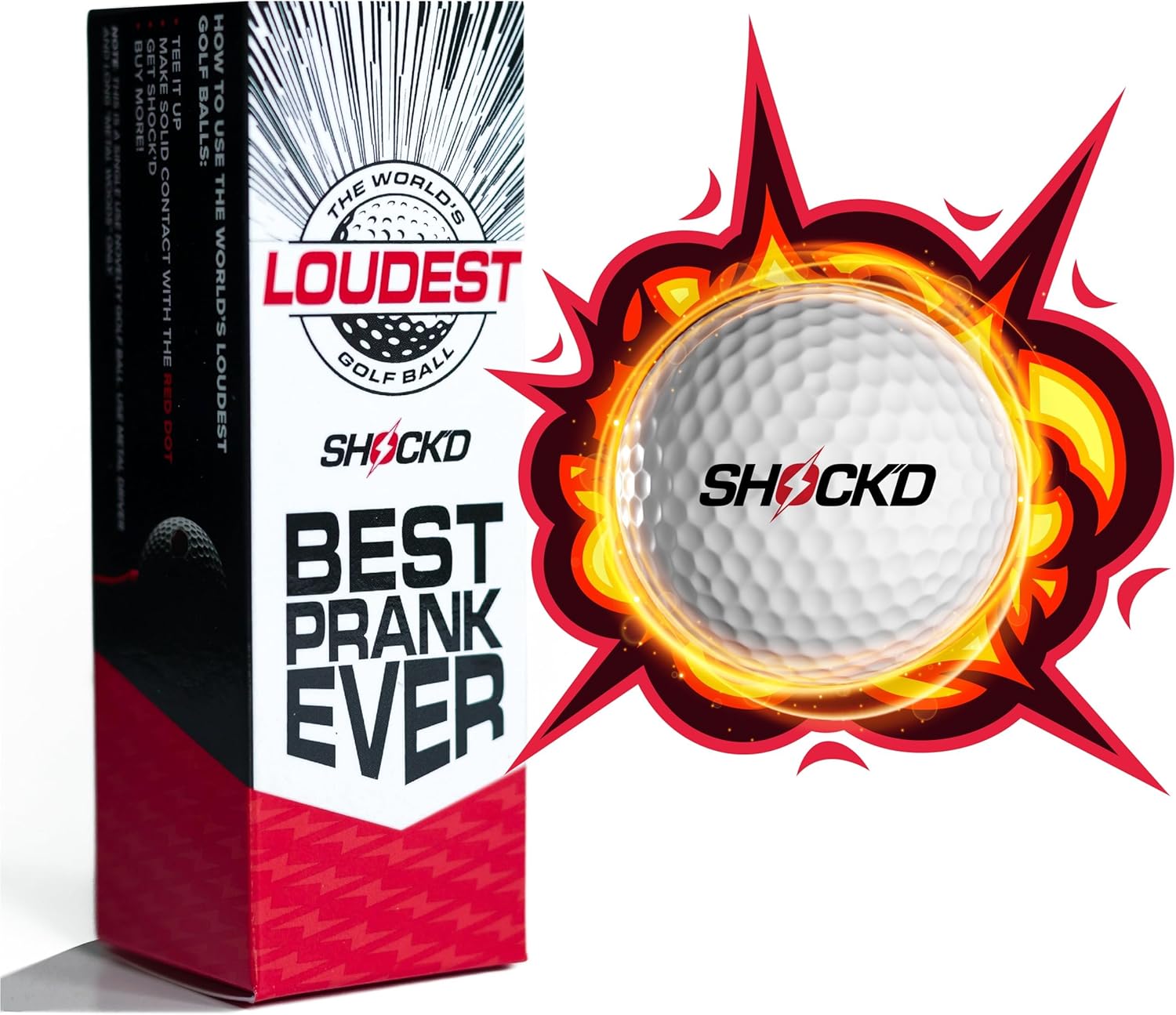 3 Sleeves Novelty Golf Balls