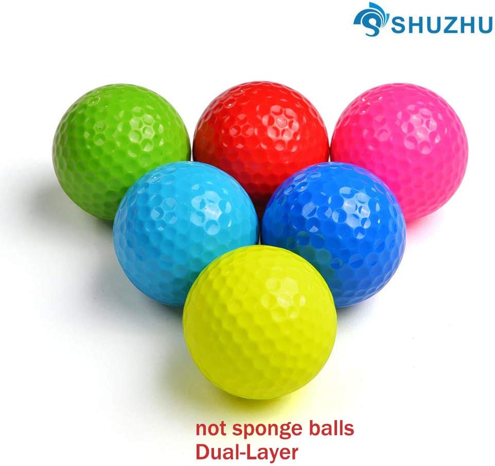 6 Piece Colorful Training Golf Balls