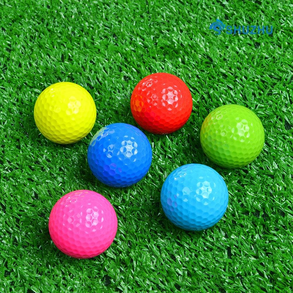 6 Piece Colorful Training Golf Balls