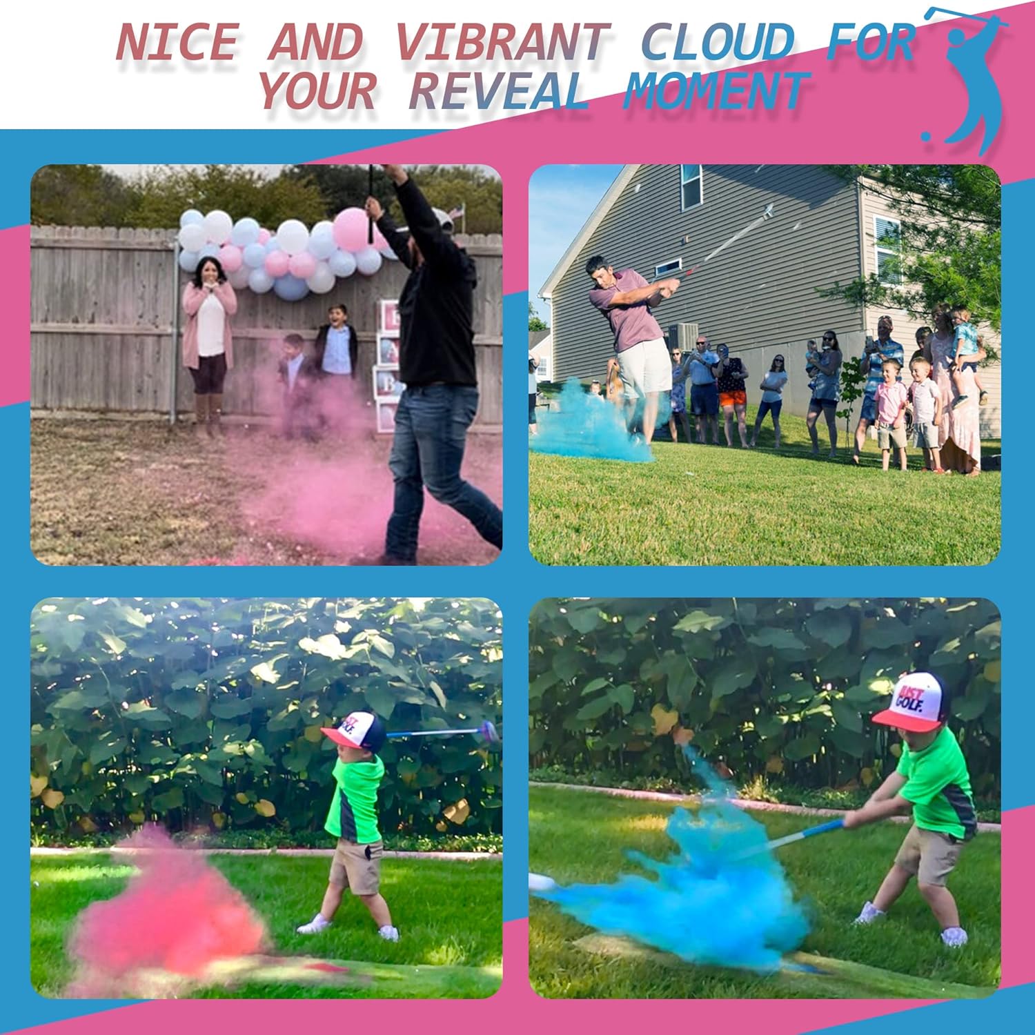 2 Pack Gender Reveal Golf Balls
