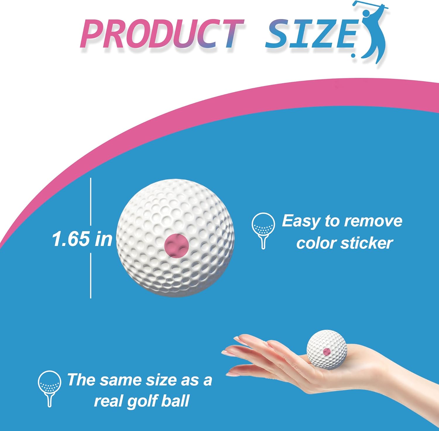 2 Pack Gender Reveal Golf Balls