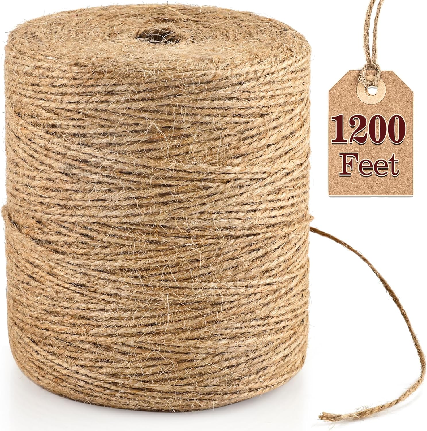 2 Pieces x 656 ft Butchers Twine, Beige