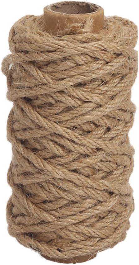 4mm 66ft Jute Rope, 1 Roll