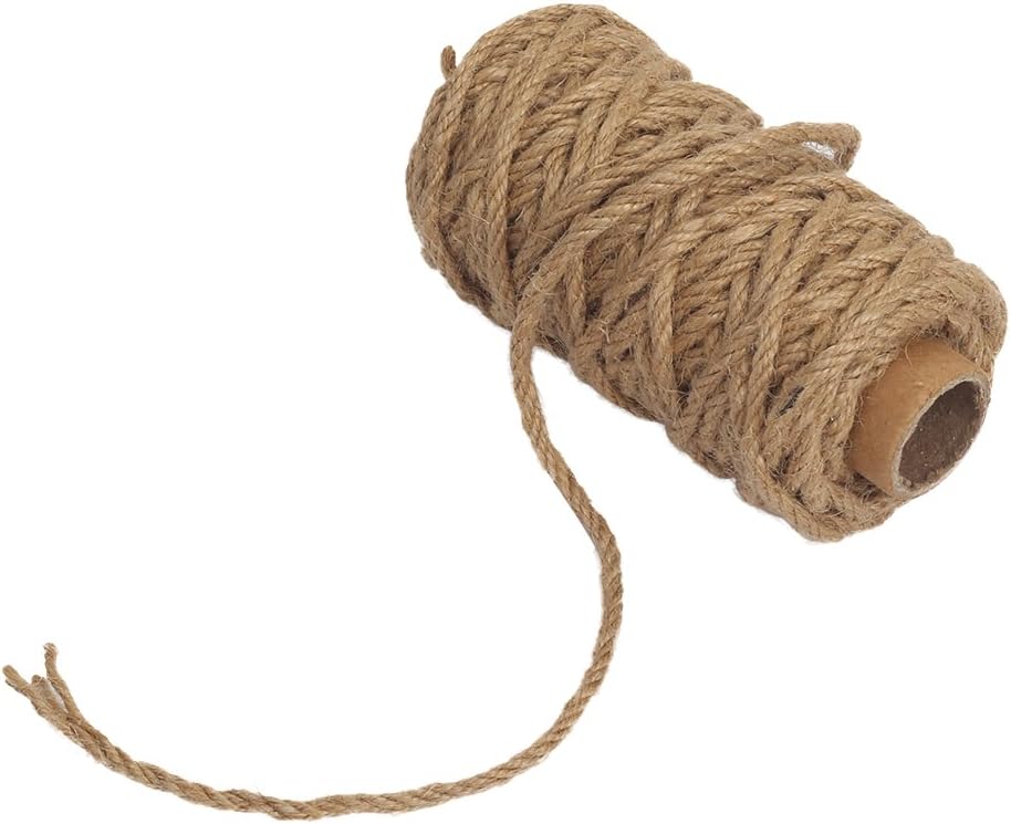 4mm 66ft Jute Rope, 1 Roll