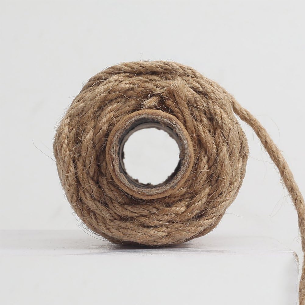 4mm 66ft Jute Rope, 1 Roll