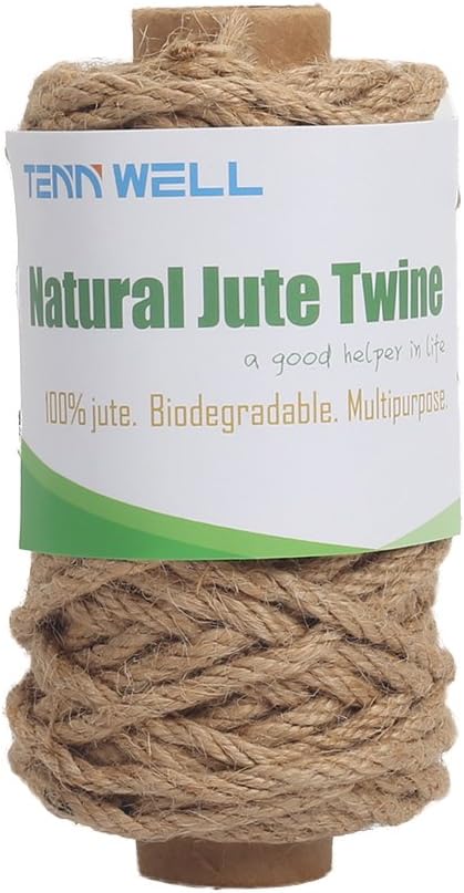 4mm 66ft Jute Rope, 1 Roll