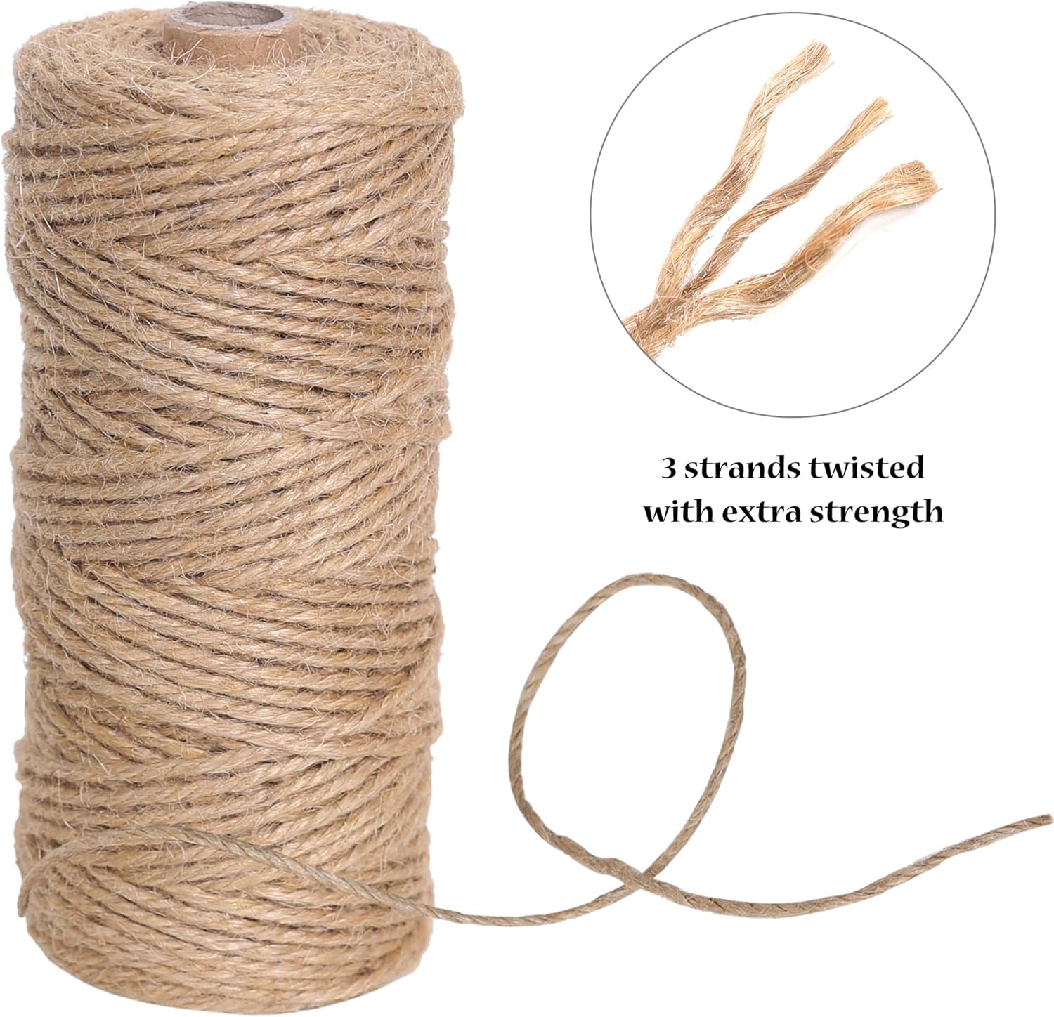 6mm 166ft Jute Rope
