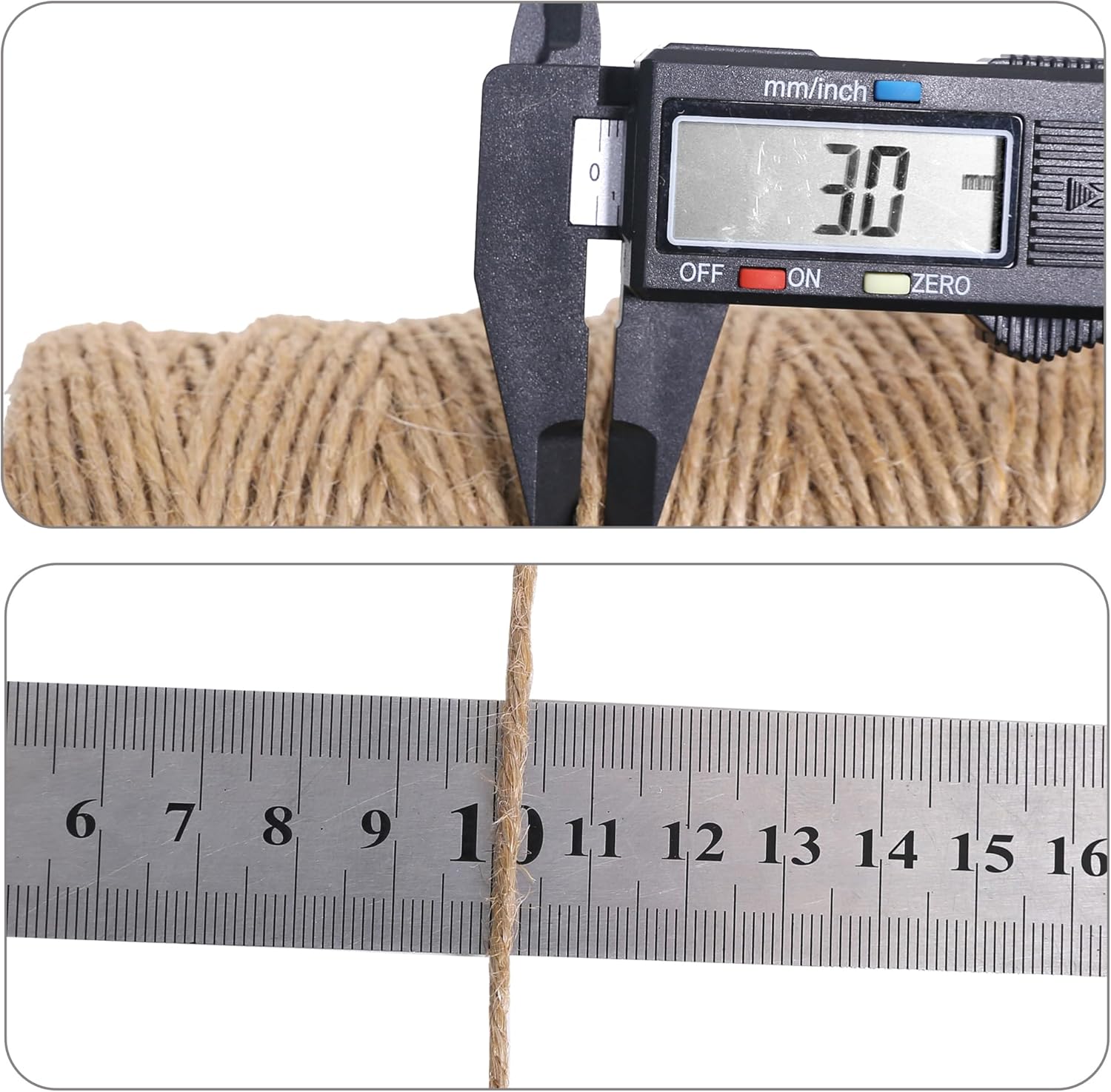 6mm 166ft Jute Rope