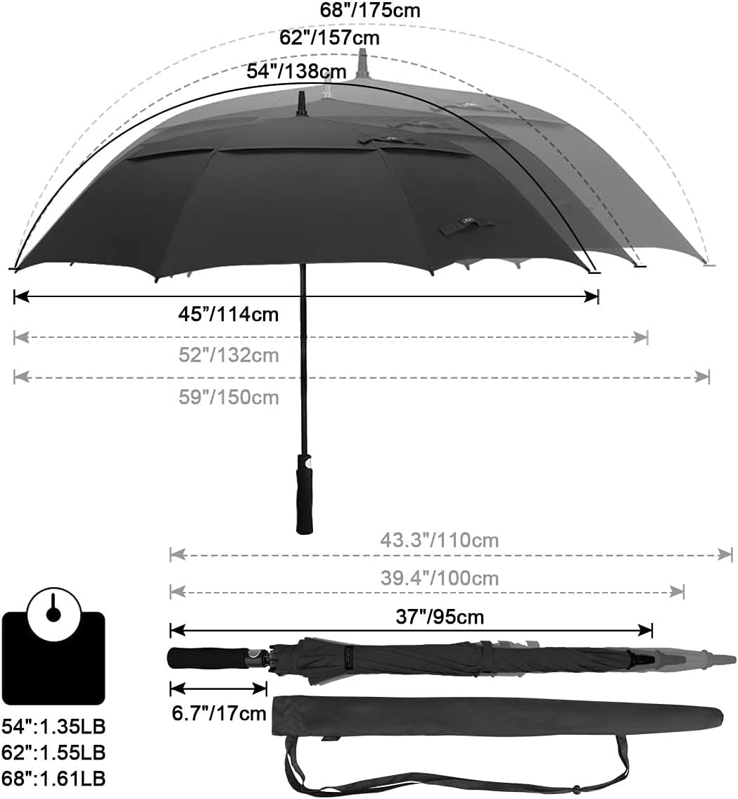 68" Prospo Golf Umbrella
