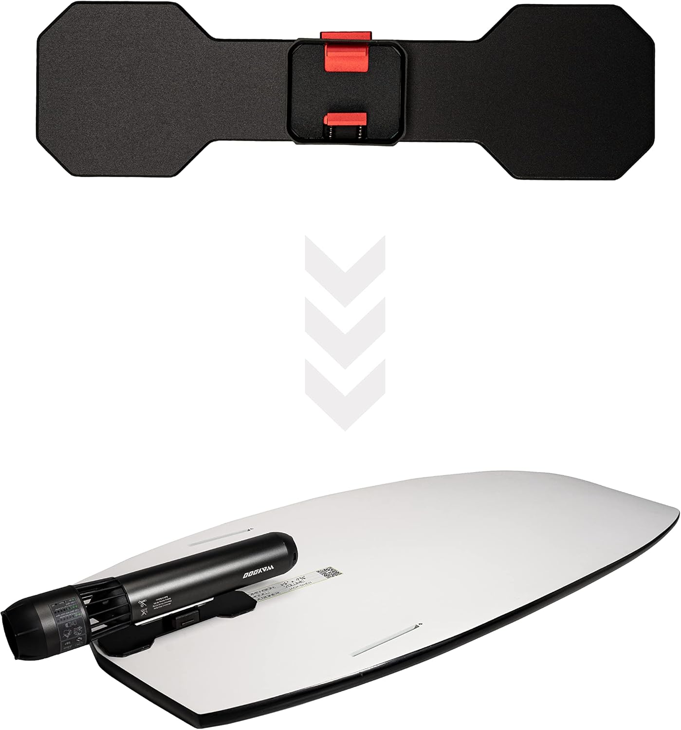 Water Scooter for SUP Boards, Compact, Portable