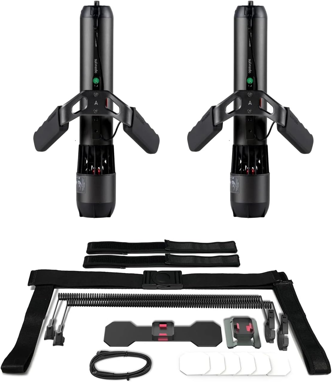 2-Pack Underwater Scooter with Accessory Kit