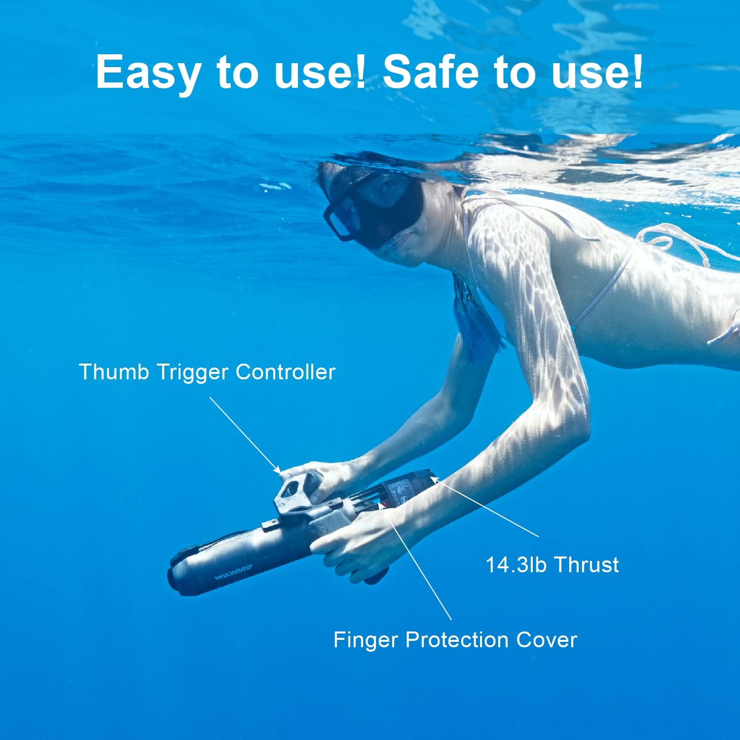2-Pack Underwater Scooter with Accessory Kit