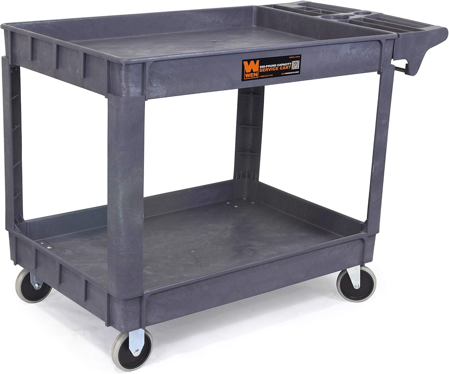 WEN 500 lb. capacity 46 x 25.5 in. extra-wide service utility cart
