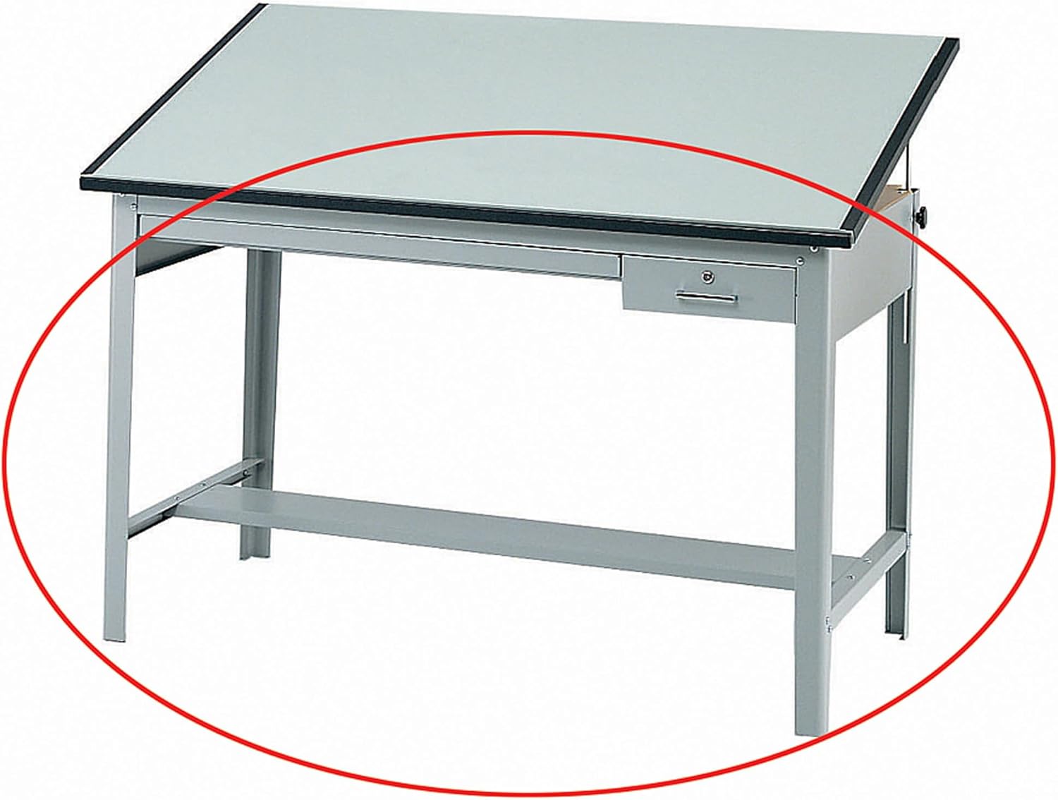 3962GR Precision Drafting Table Base for 3952 3953 Desktop, Sold Separately, Gray