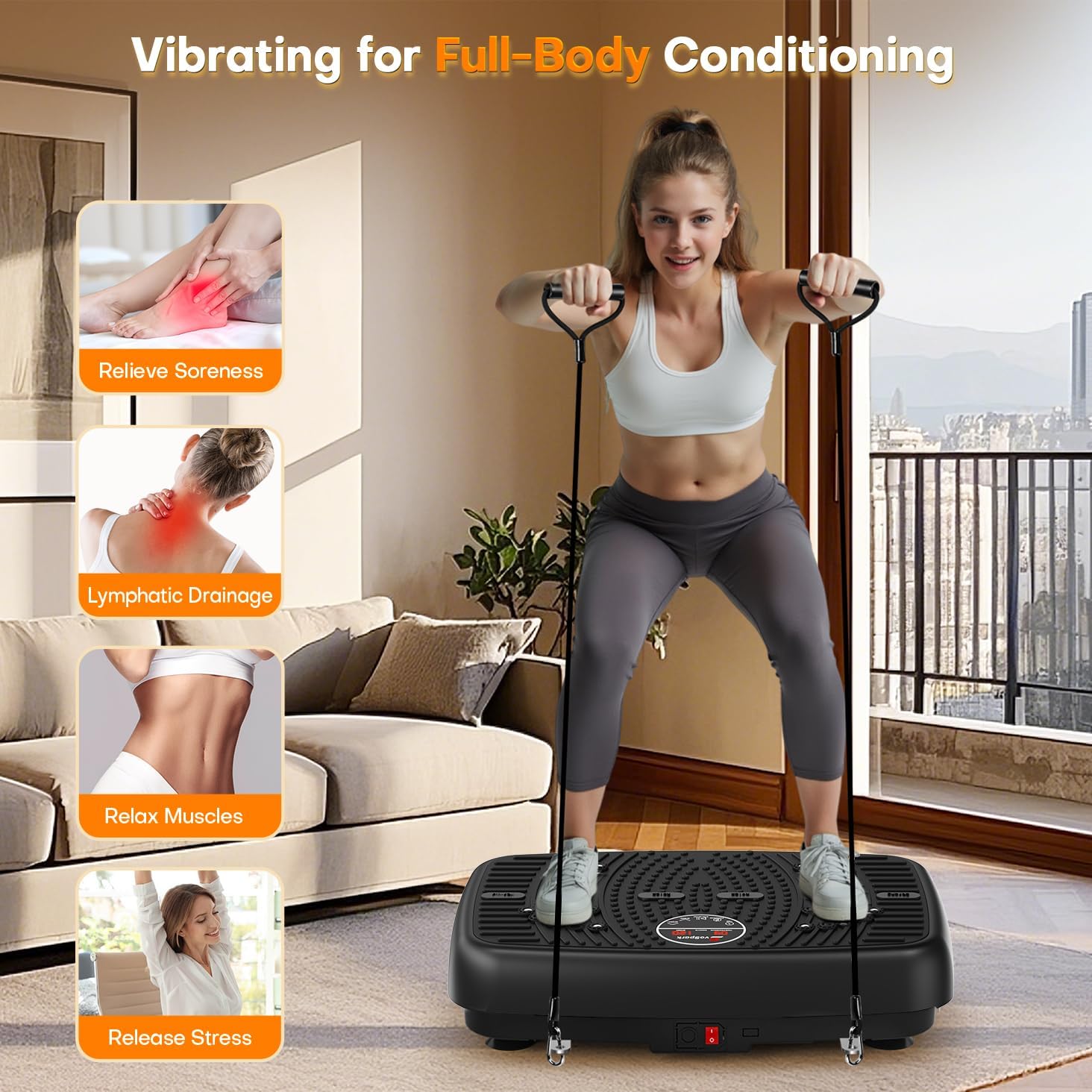 Vibration Plate Exercise Machine