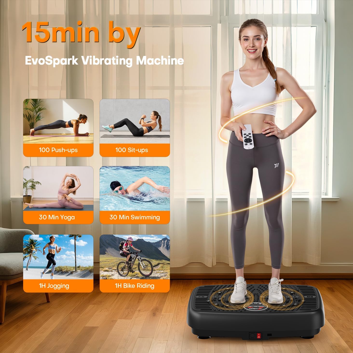 Vibration Plate Exercise Machine