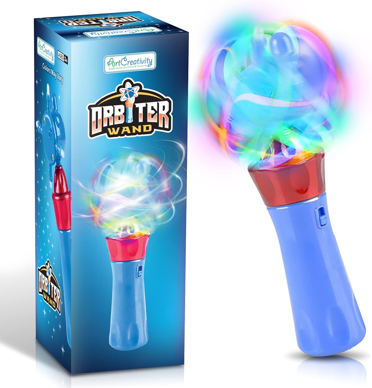 Light Up Spinning Wand, LED Toy
