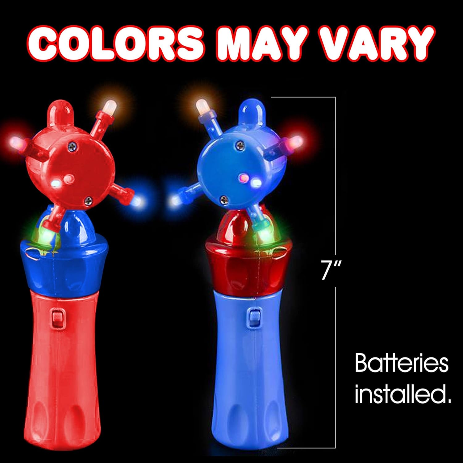 Light Up Spinning Wand, LED Toy