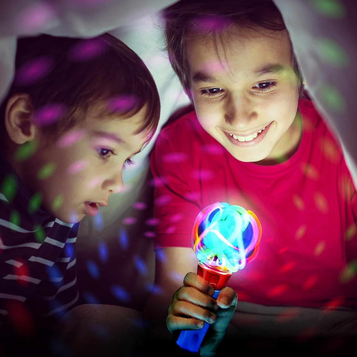 Light Up Spinning Wand, LED Toy