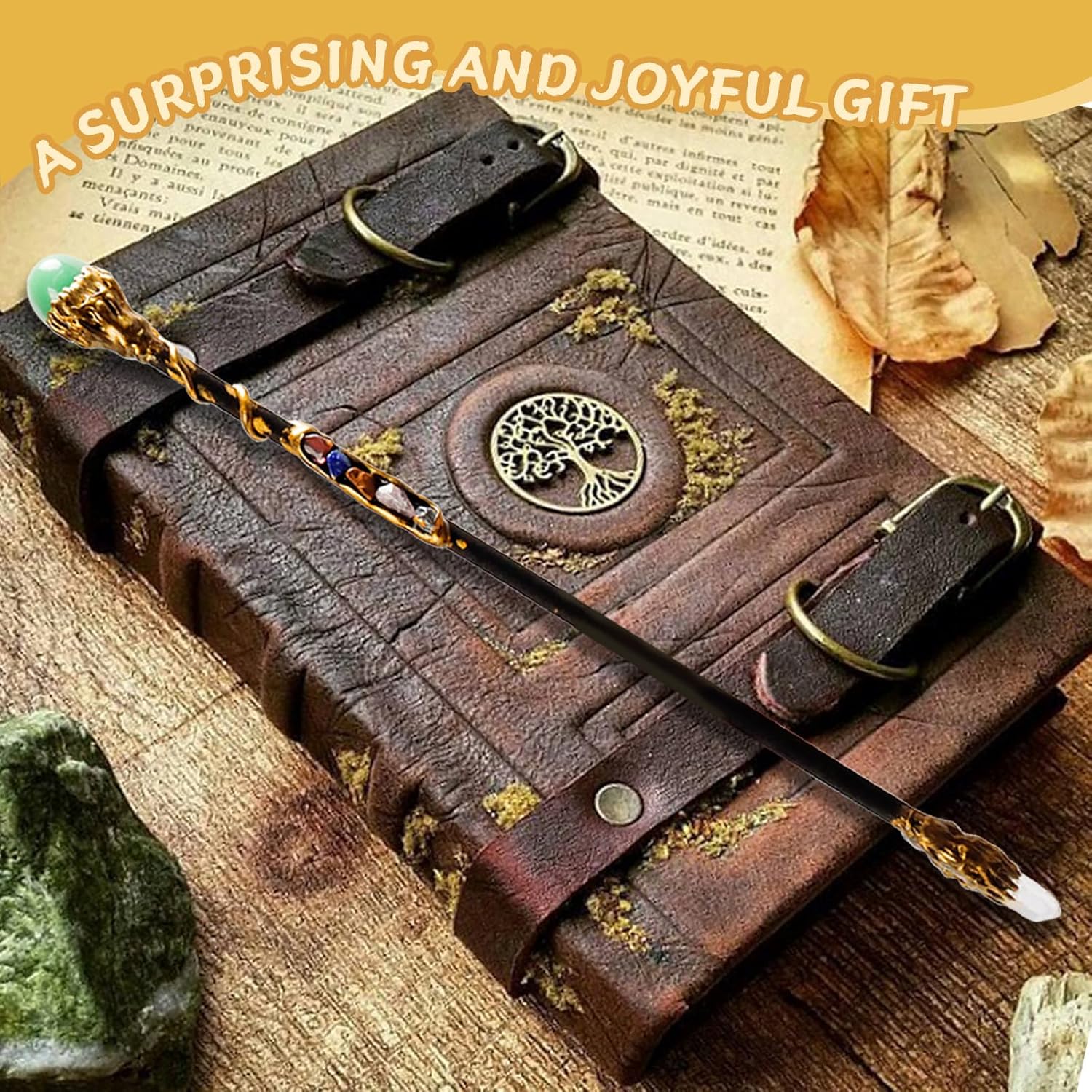 Magic Wand with Gemstone
