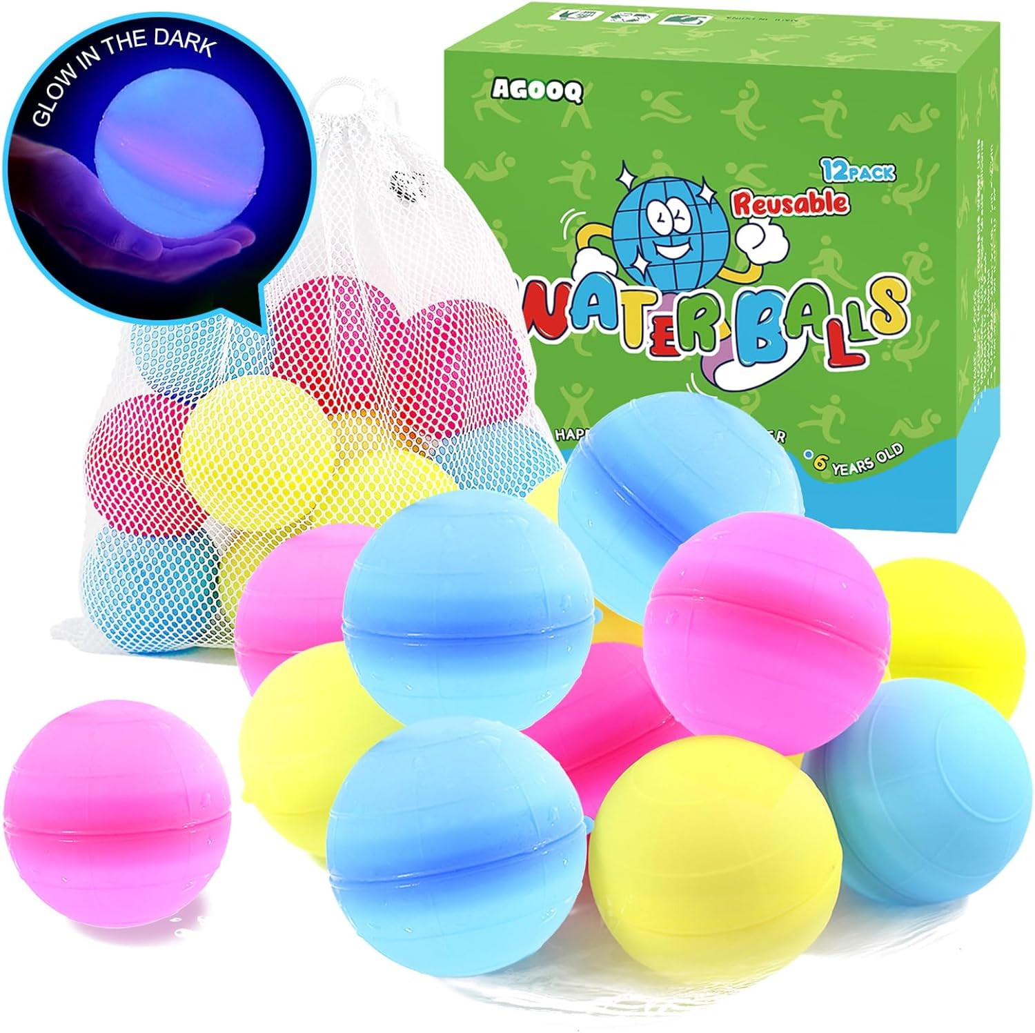 12 Glow-in-the-Dark Water Balloons