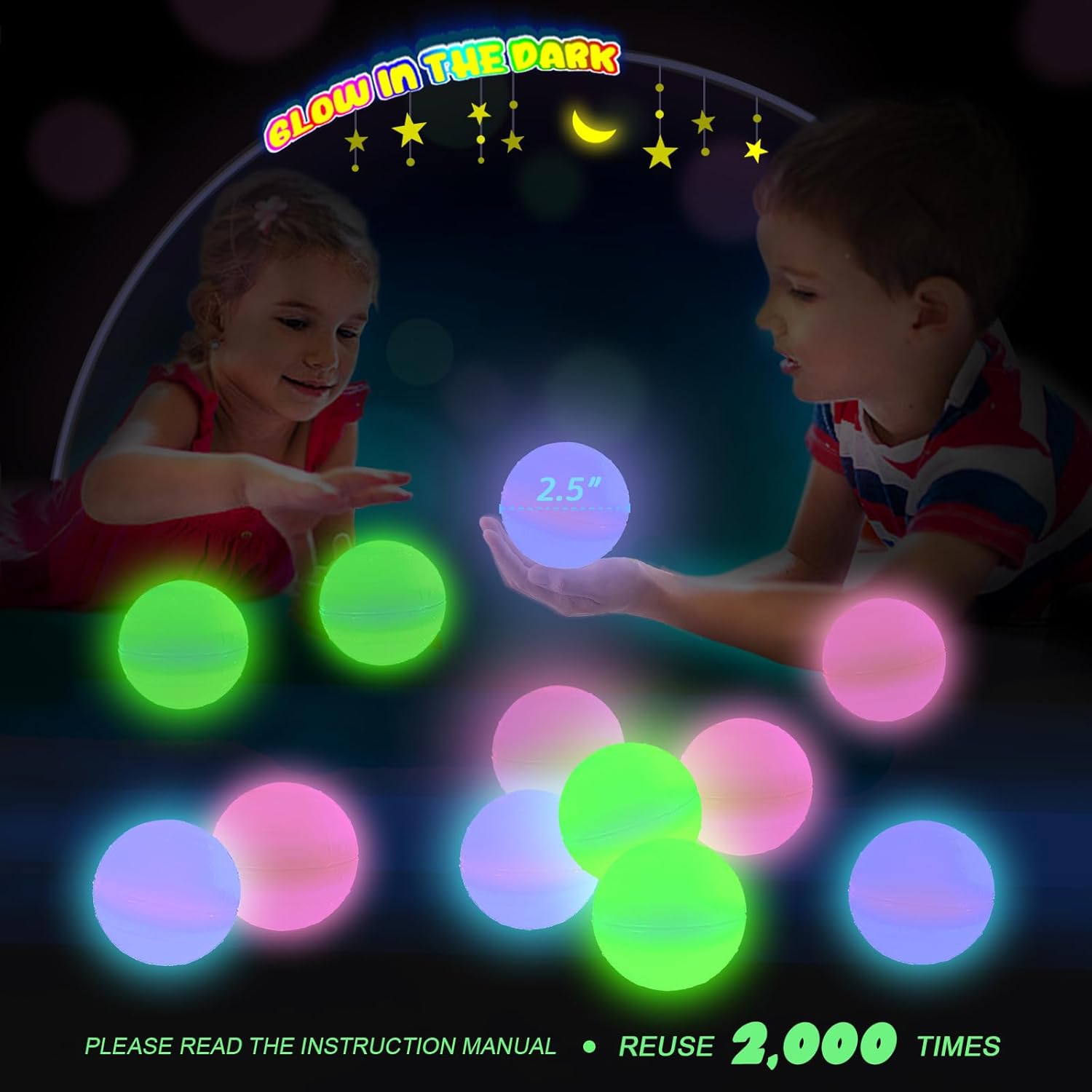 12 Glow-in-the-Dark Water Balloons