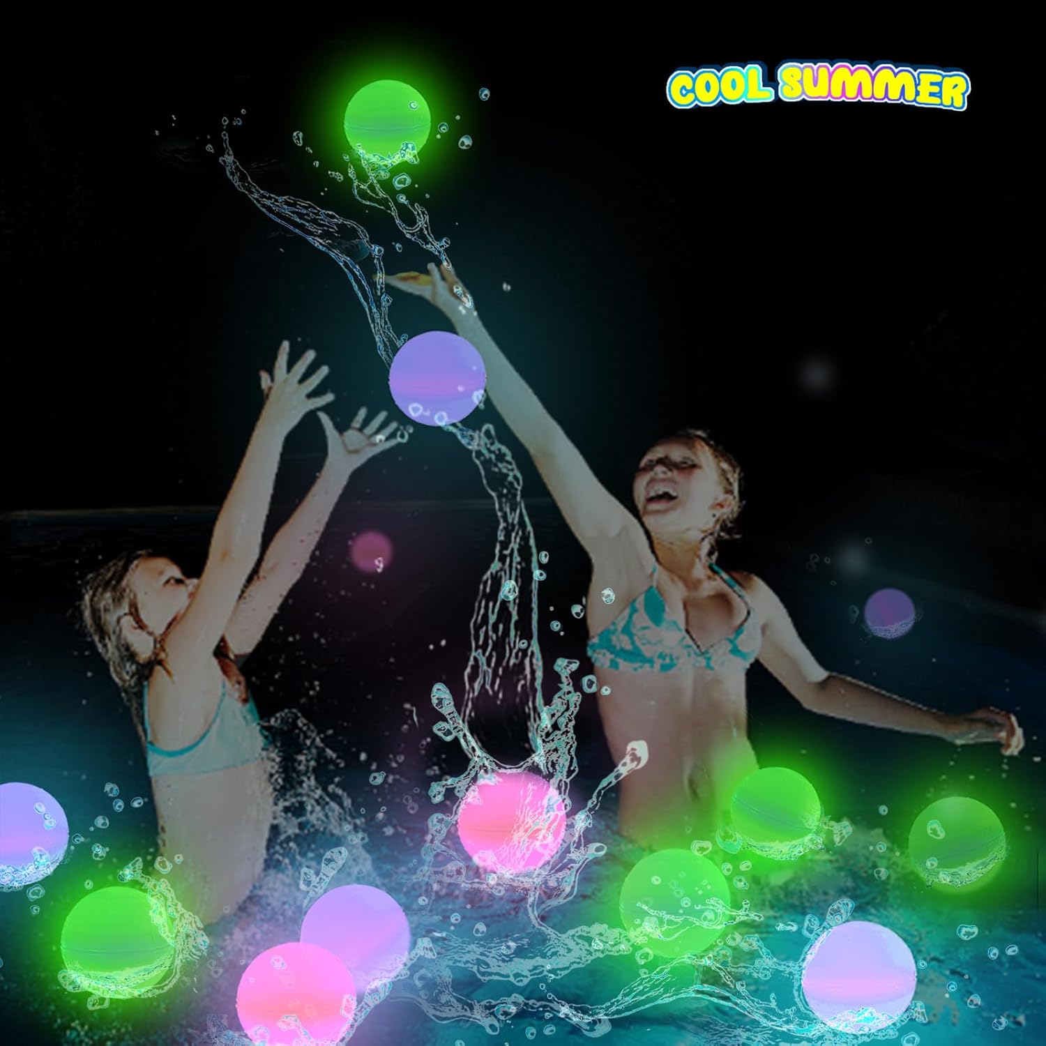 12 Glow-in-the-Dark Water Balloons