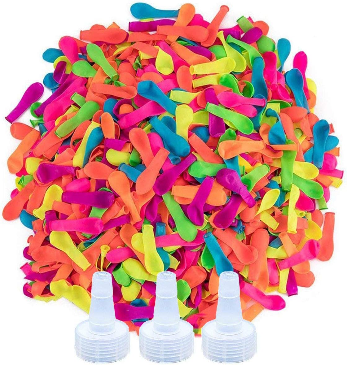 17 Water Balloons, Refillable Nozzle