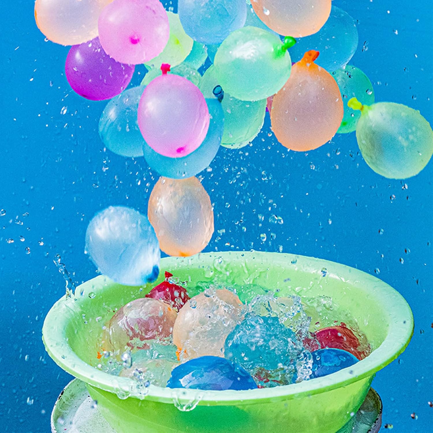 17 Water Balloons, Refillable Nozzle
