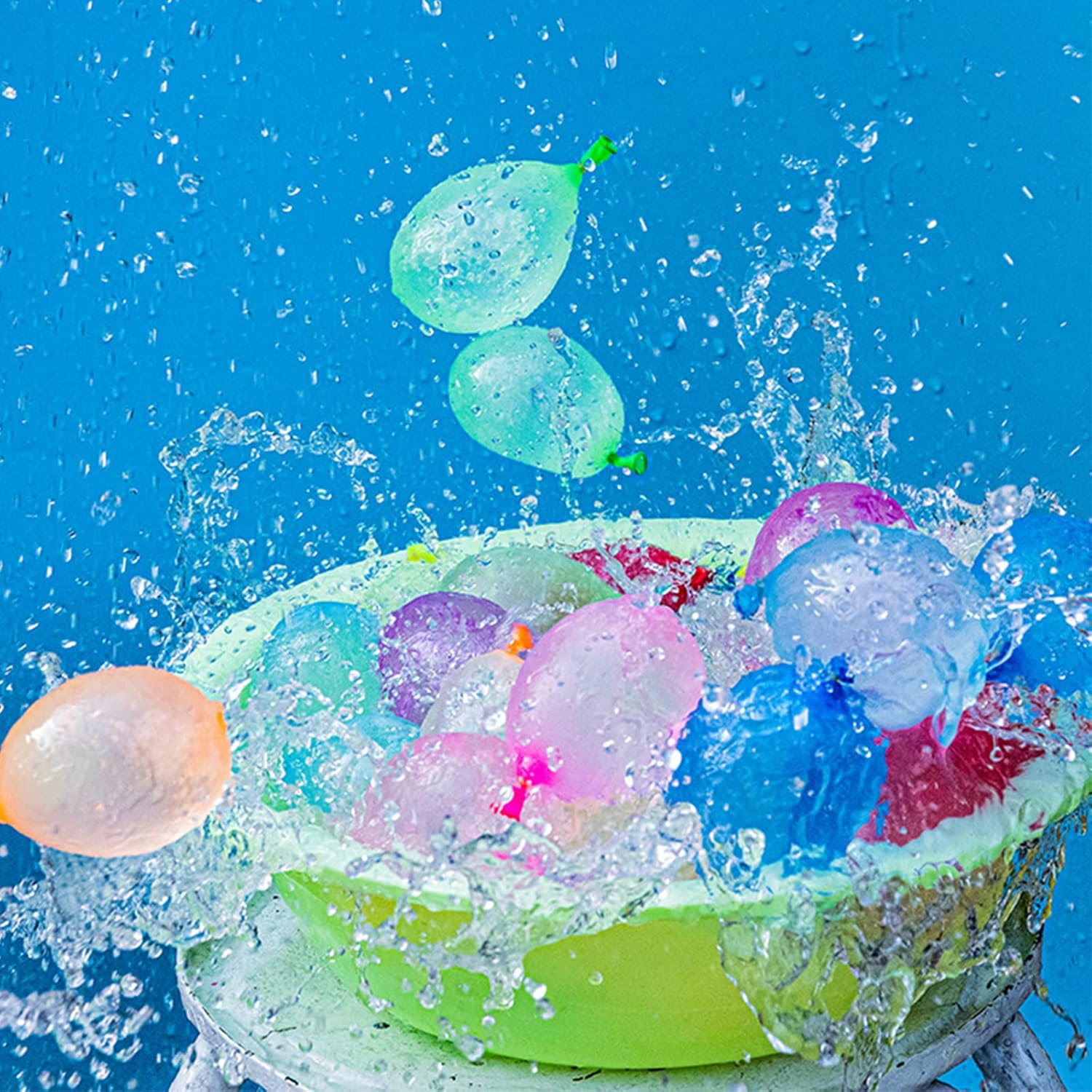 17 Water Balloons, Refillable Nozzle
