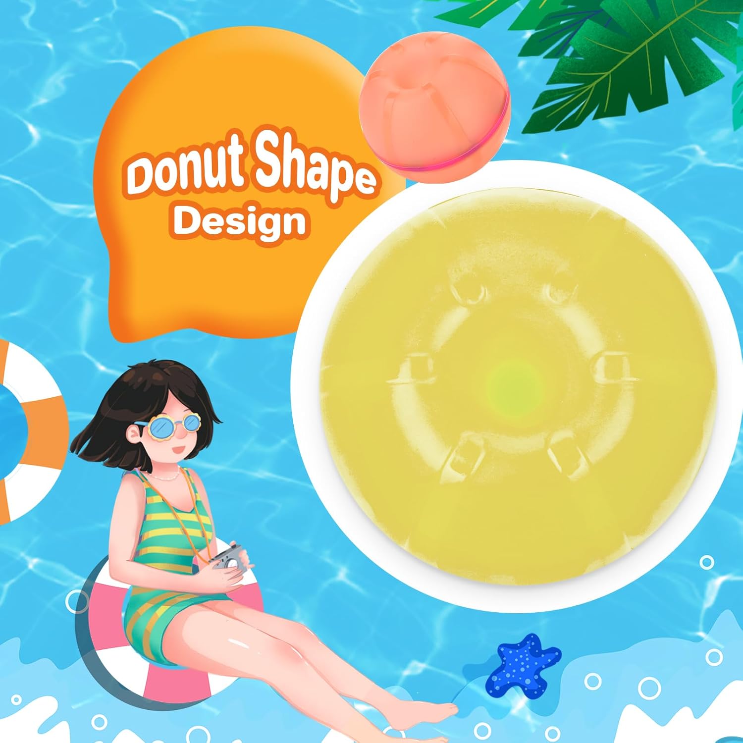 12 Pcs Magnetic Water Balloons, Quick Fill Self-Sealing