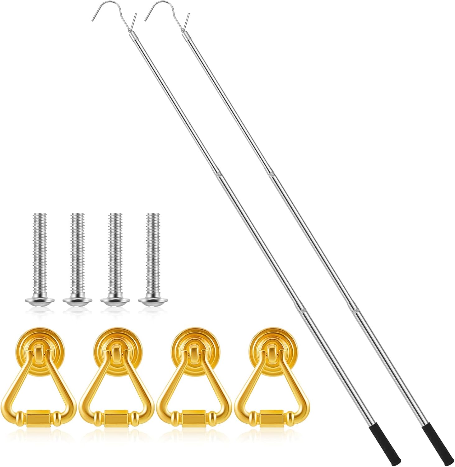 2 Sets 5ft Ladder Pull System Kit