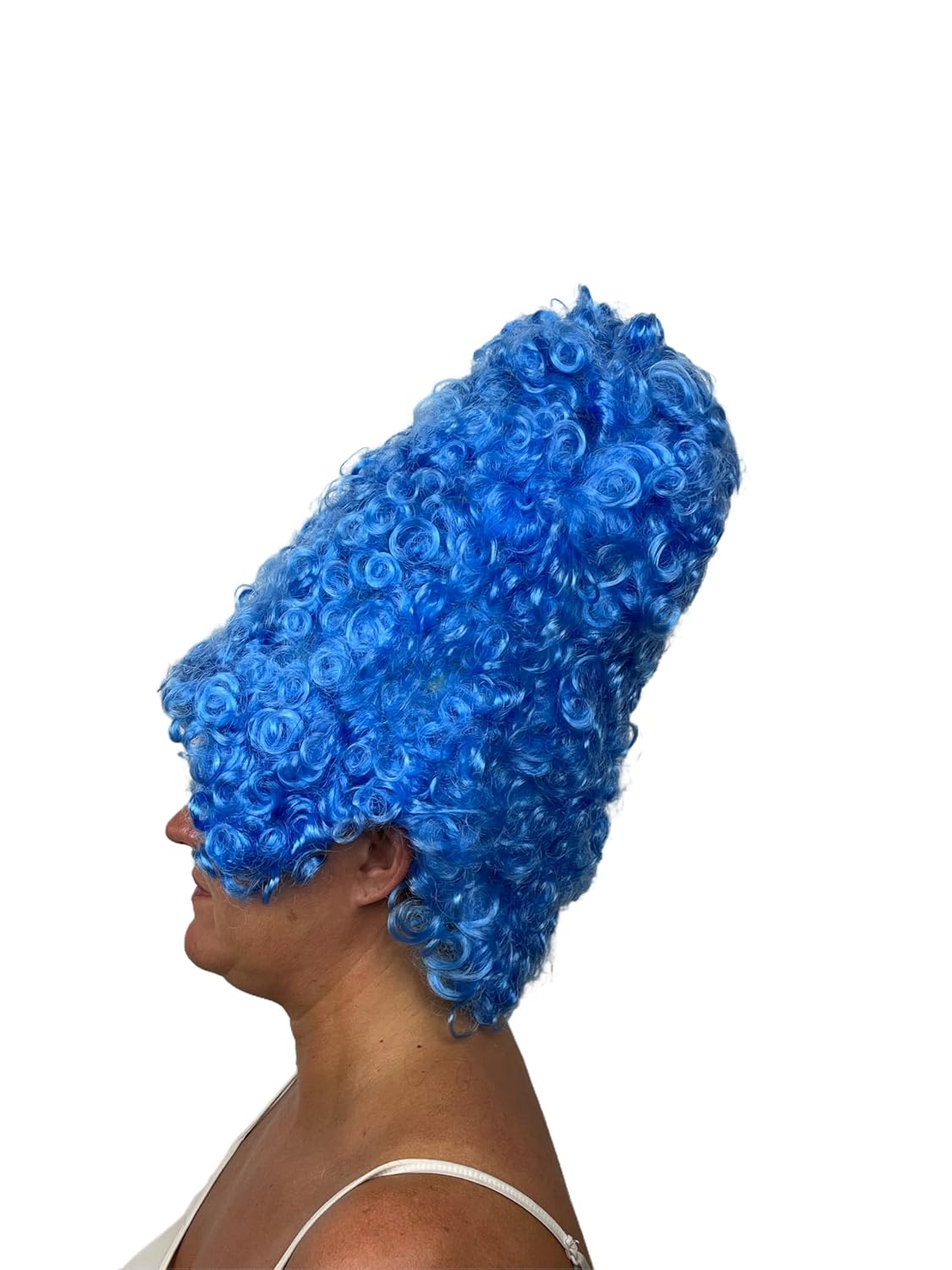 Marge Simpson Blue Beehive Wig
