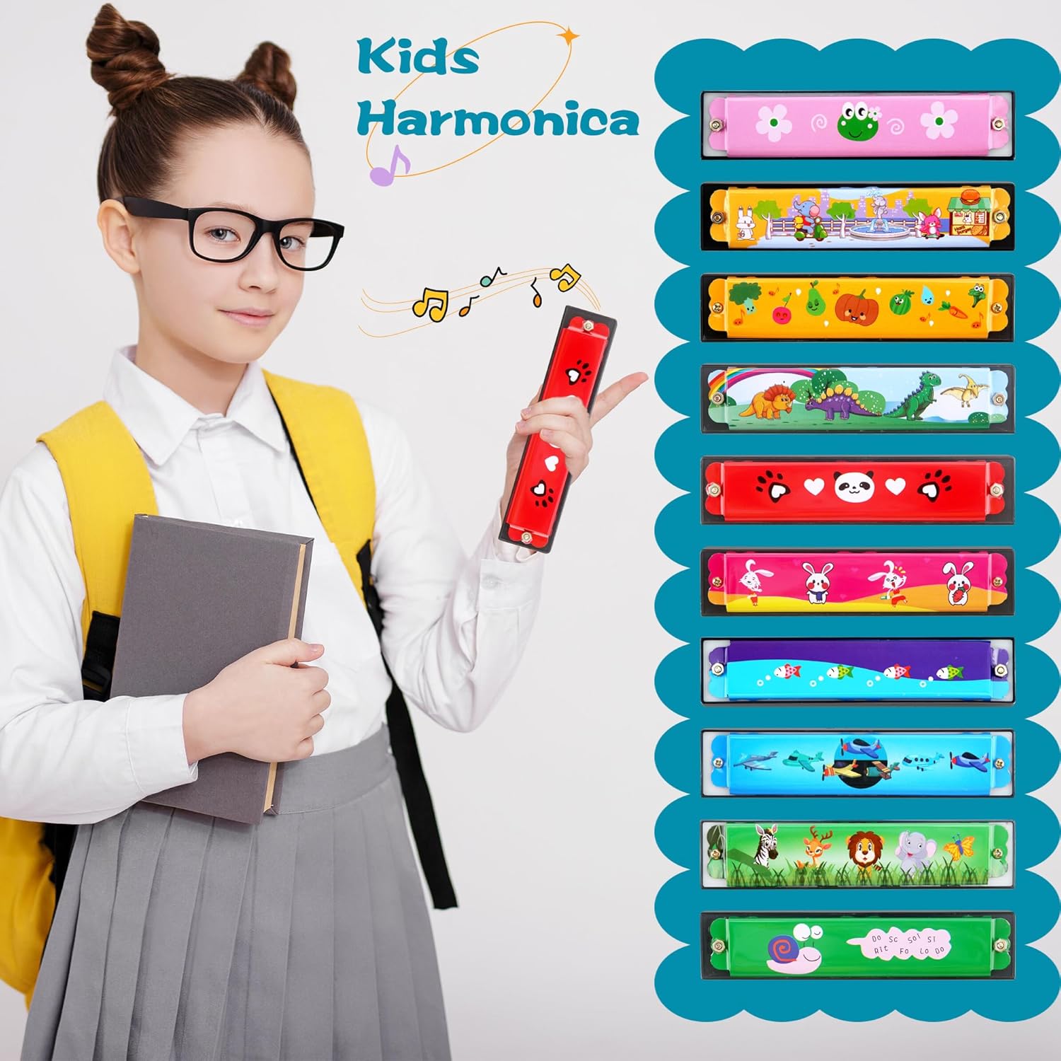 Hole 30 Harmonica Toys, Double Row