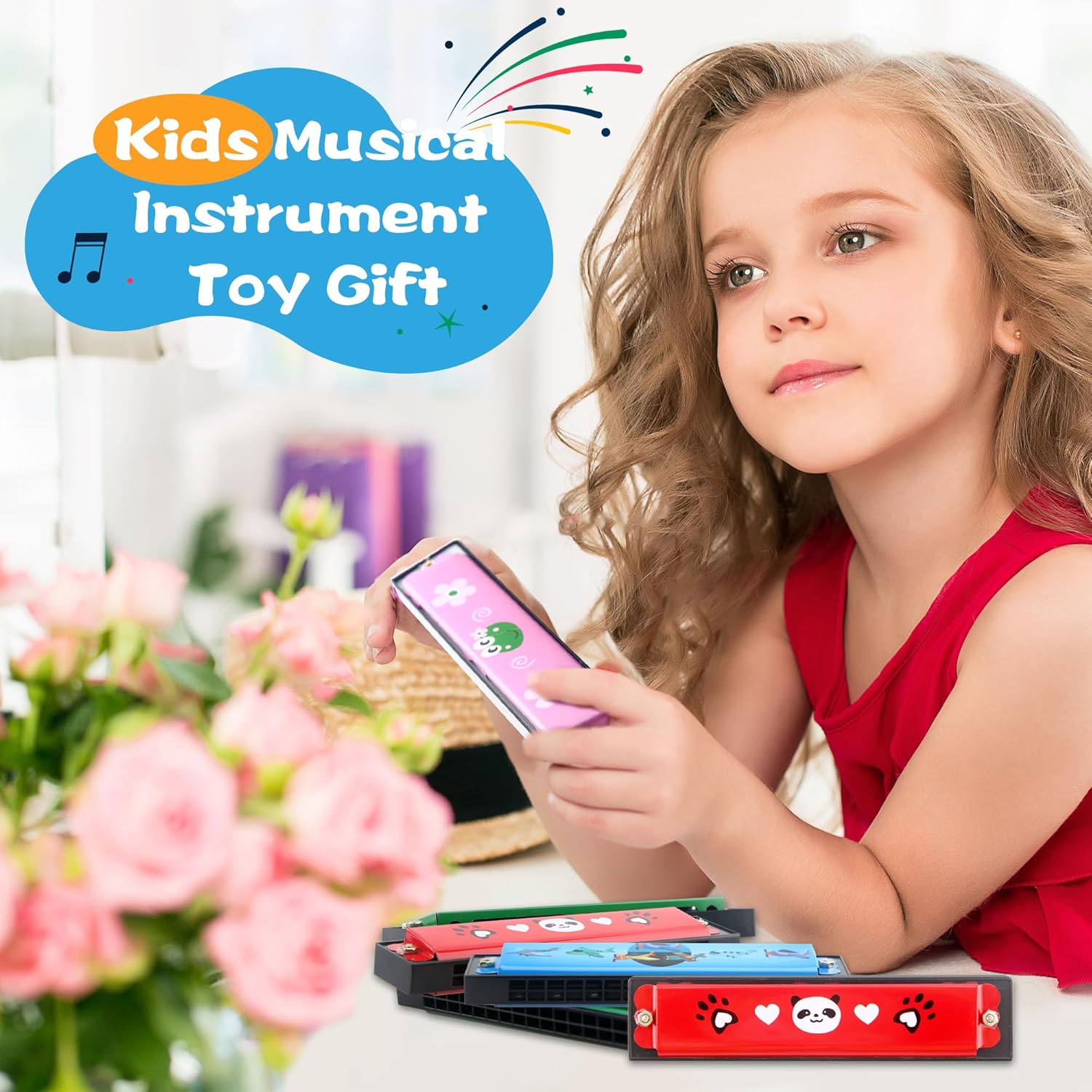 Hole 30 Harmonica Toys, Double Row