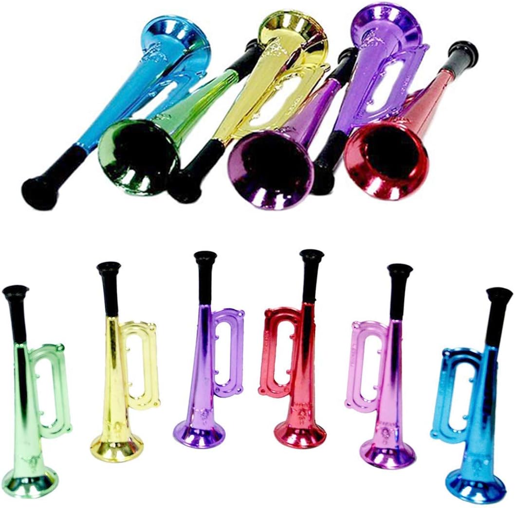 Pack Metal Trumpet Toys Set