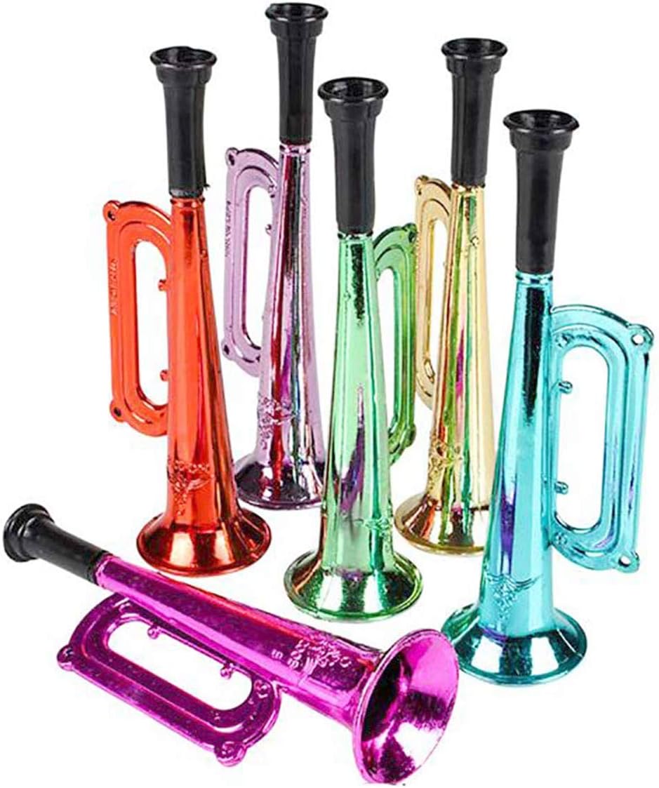 Pack Metal Trumpet Toys Set