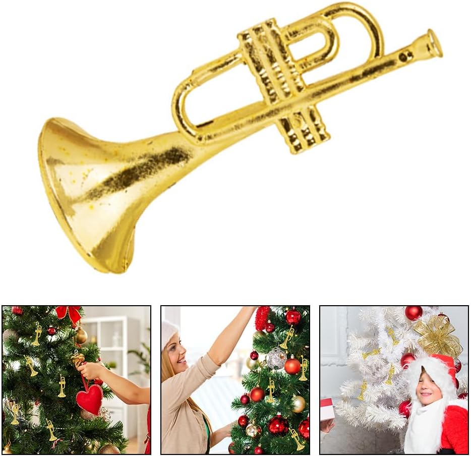 24 Pieces Mini Plastic Trumpet