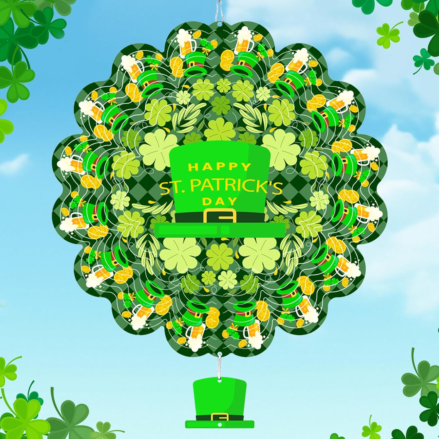 St. Patrick's Day Wind Spinner